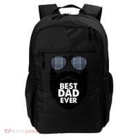 Father's Day Best Dad Ever Funny Beard Glasses Gift For Father Backpack thumb 0