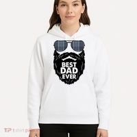 Father's Day Best Dad Ever Funny Beard Glasses Gift For Father Hoodie thumb 5