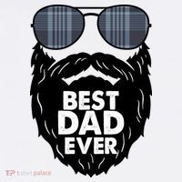 Father's Day Best Dad Ever Funny Beard Glasses Gift For Father Beanie thumb 2