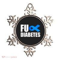 Fuck Diabetes Blue Ribbon Awareness Ornament thumb 0