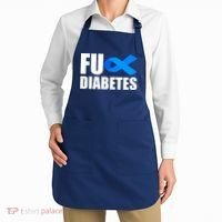 Fuck Diabetes Blue Ribbon Awareness Apron thumb 2