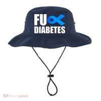 Fuck Diabetes Blue Ribbon Awareness Bucket Hat thumb 0