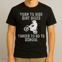 Funny Dirt Bike Art For Motocross Dirt Bike Rider T-Shirt thumb 3