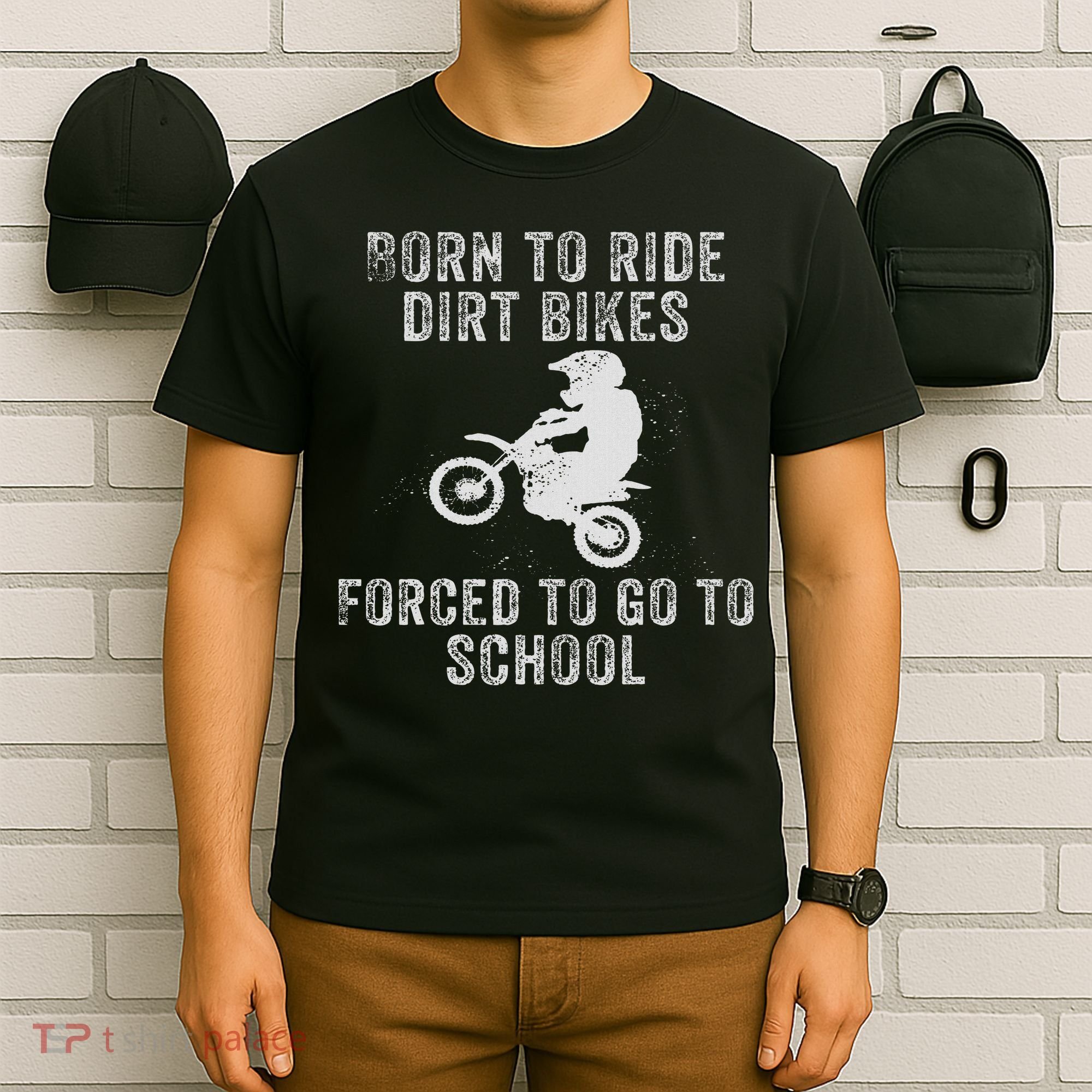 Funny Dirt Bike Art For Motocross Dirt Bike Rider T-Shirt