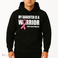 Funny Daughter Breast Cancer Breast Cancer Warrior Hoodie thumb 2