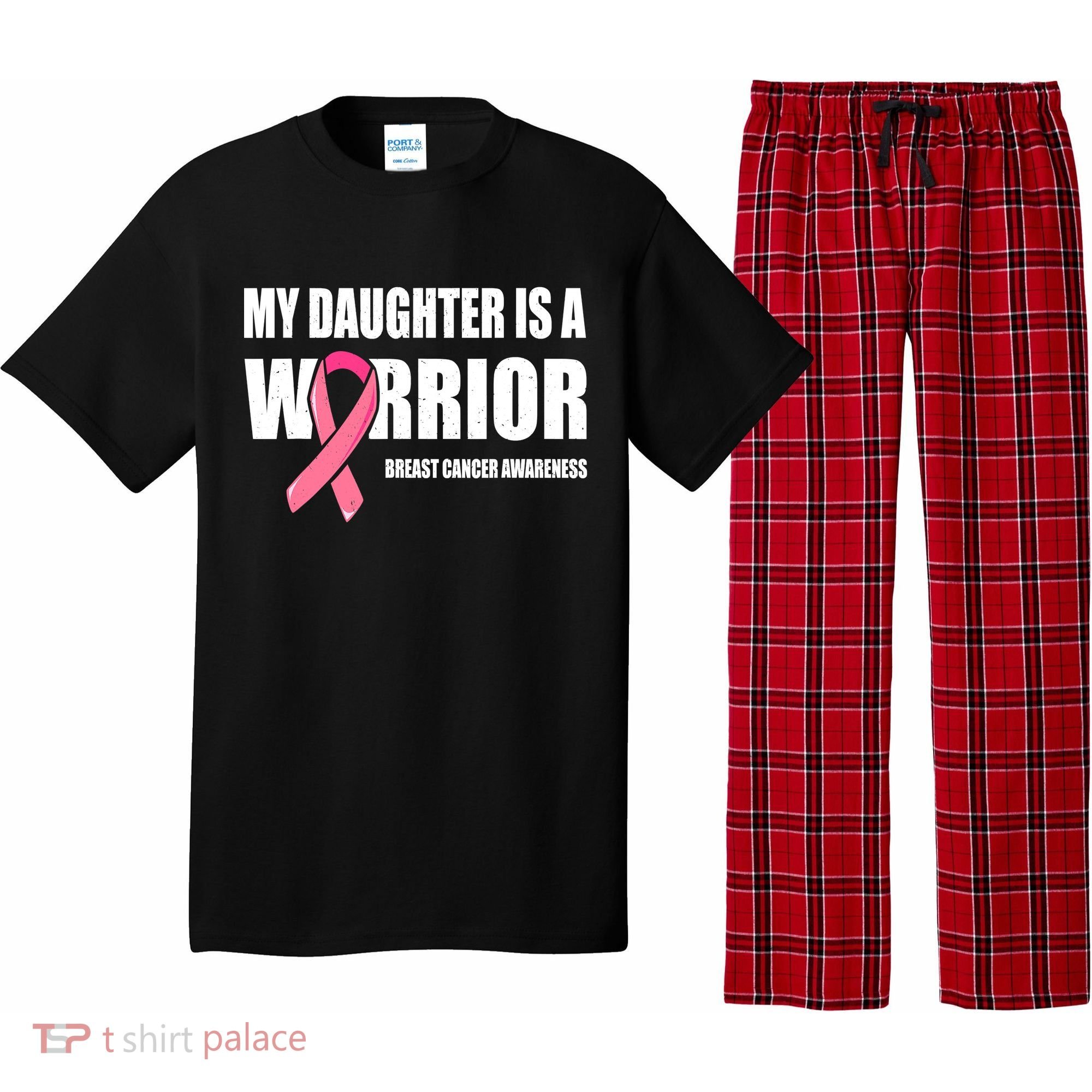 Funny Daughter Breast Cancer Breast Cancer Warrior Pajama Set