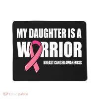 Funny Daughter Breast Cancer Breast Cancer Warrior Mousepad thumb 0