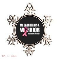 Funny Daughter Breast Cancer Breast Cancer Warrior Ornament thumb 0