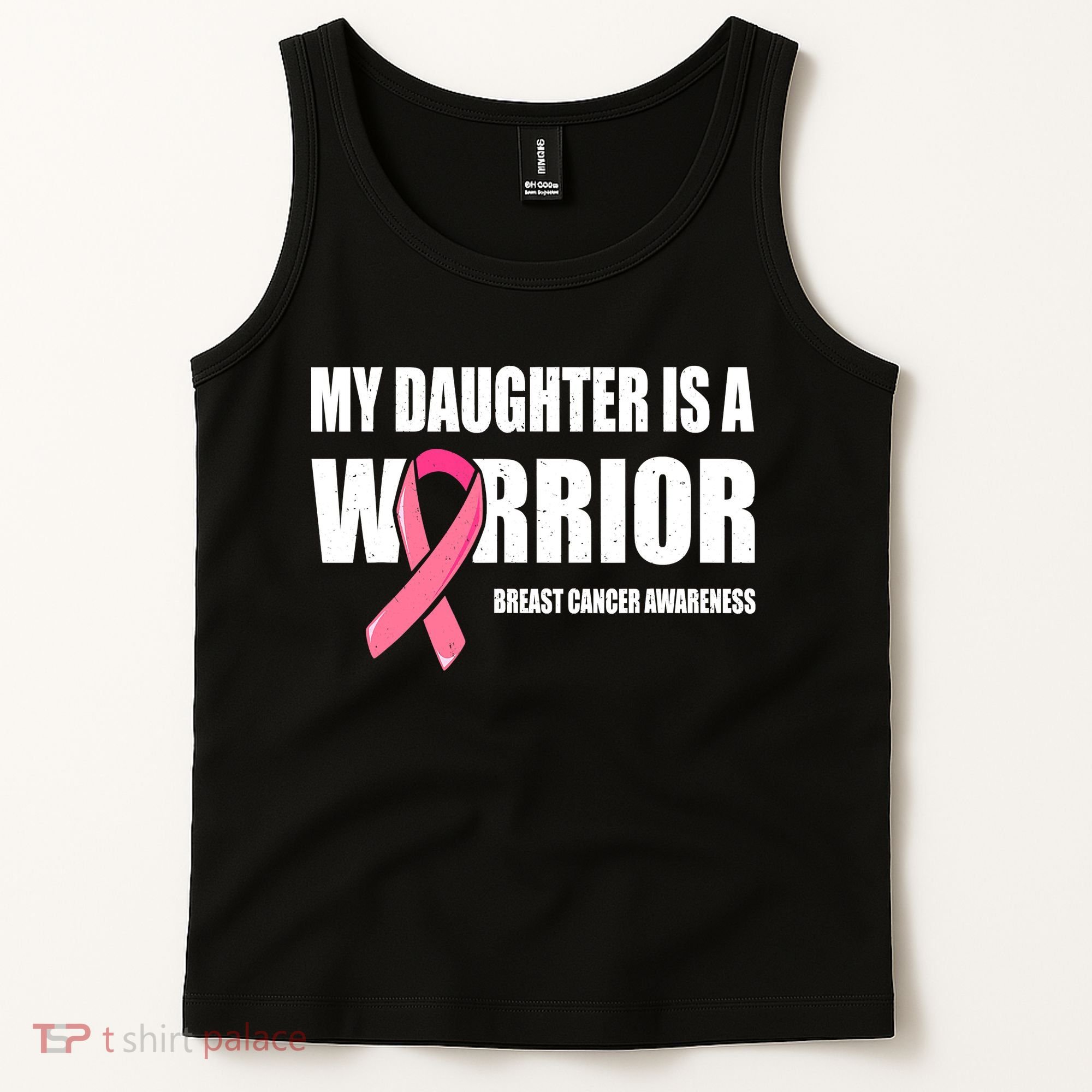 Funny Daughter Breast Cancer Breast Cancer Warrior Tank Top