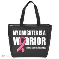 Funny Daughter Breast Cancer Breast Cancer Warrior Tote Bag thumb 0