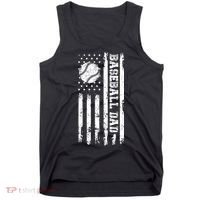 Fathers Day Baseball Dad Gifts Dad Tank Top thumb 0