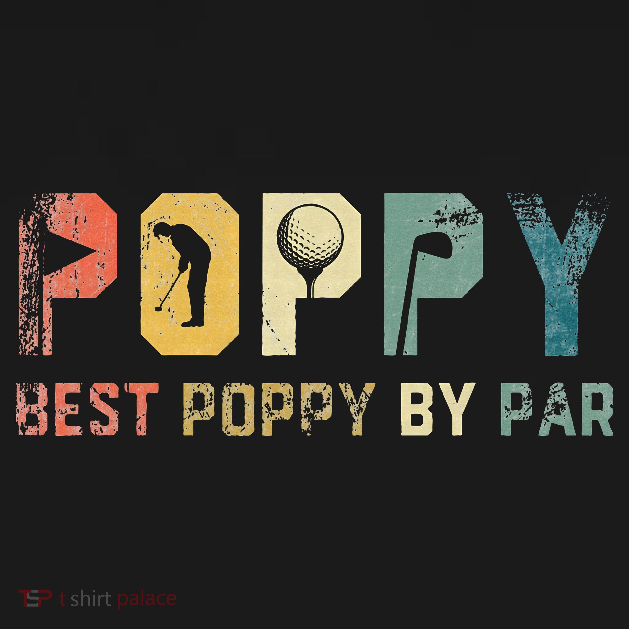 Father's Day Best Poppy By Par Golf Gifts For Dad Grandpa Ornament
