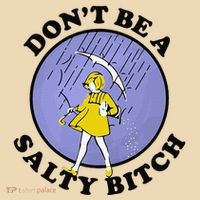 Funny DonT Be A Salty Bitch Gift Tote Bag thumb 4
