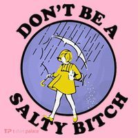 Funny DonT Be A Salty Bitch Gift Coaster thumb 2