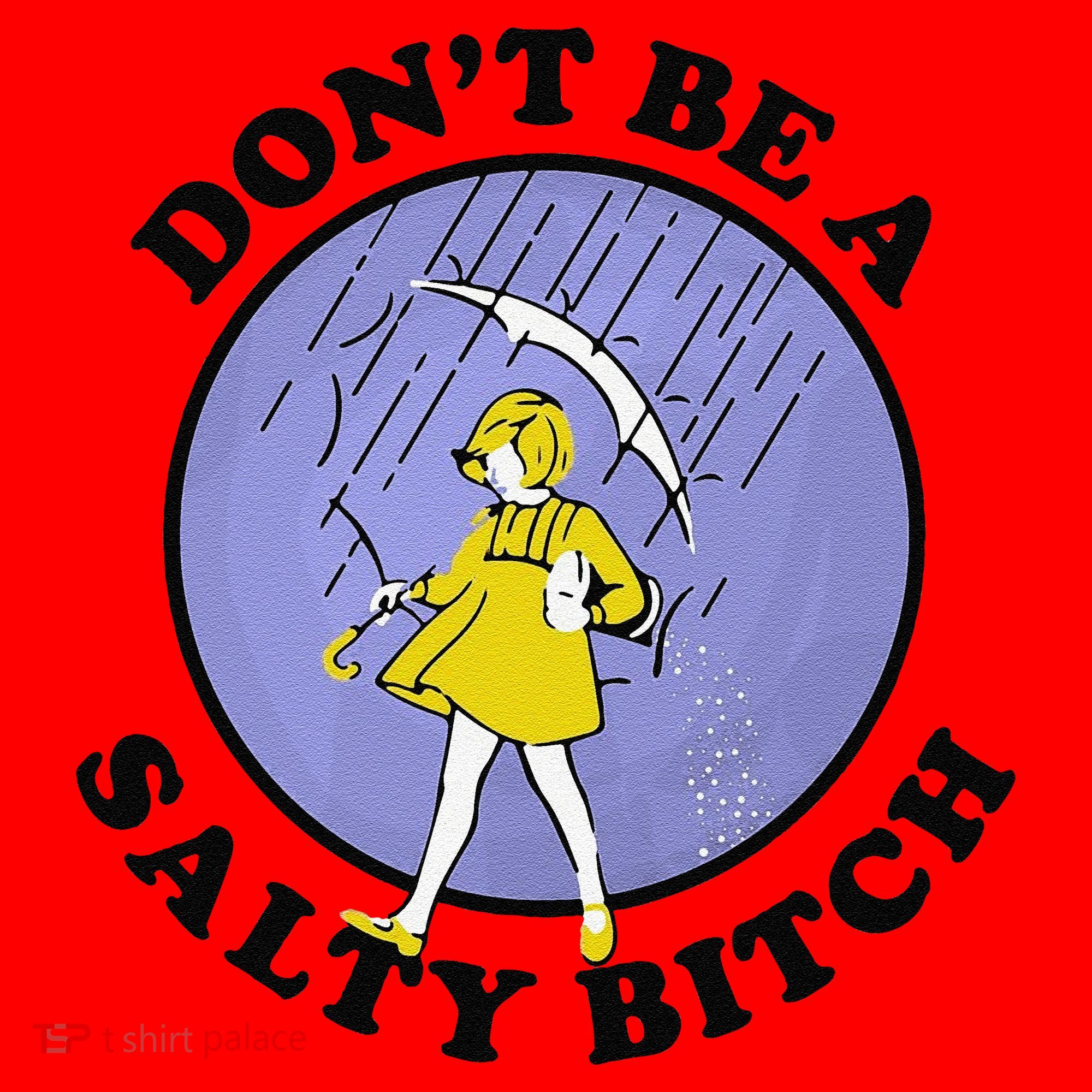 Funny DonT Be A Salty Bitch Gift Santa Hat