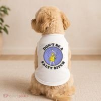 Funny DonT Be A Salty Bitch Gift Doggie Tank thumb 2