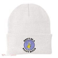 Funny DonT Be A Salty Bitch Gift Beanie thumb 0
