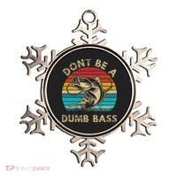 Fishing Dont Be Dumb Bass Ornament thumb 0