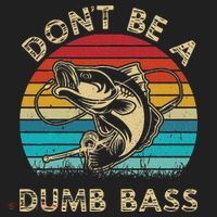 Fishing Dont Be Dumb Bass Hat thumb 2