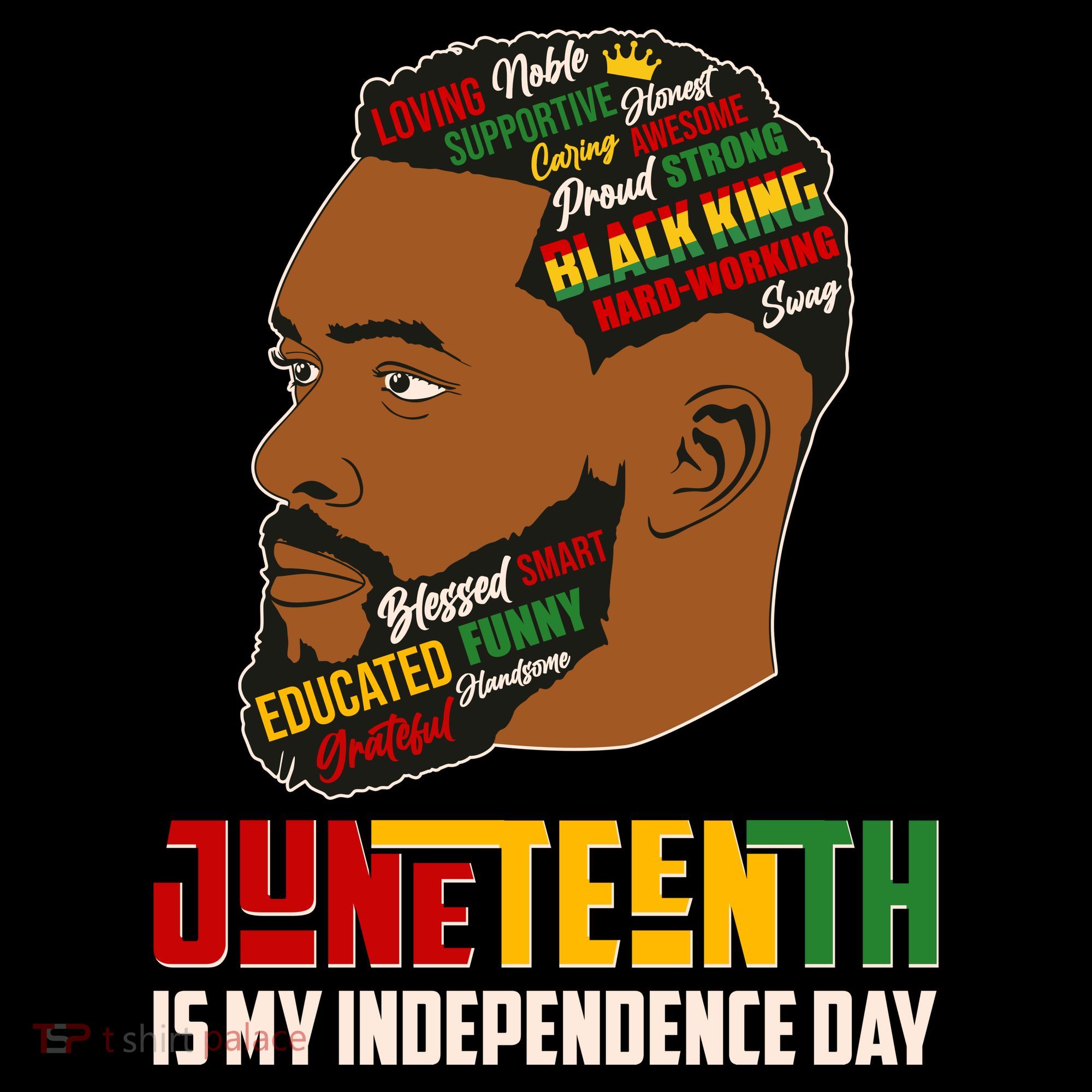 Father's Day Black King Juneteenth Is My Independence Day Bucket Hat