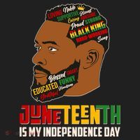 Father's Day Black King Juneteenth Is My Independence Day Tumbler thumb 3