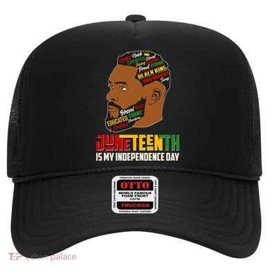 Father's Day Black King Juneteenth Is My Independence Day Hat