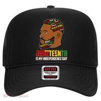Father's Day Black King Juneteenth Is My Independence Day Hat thumb 0