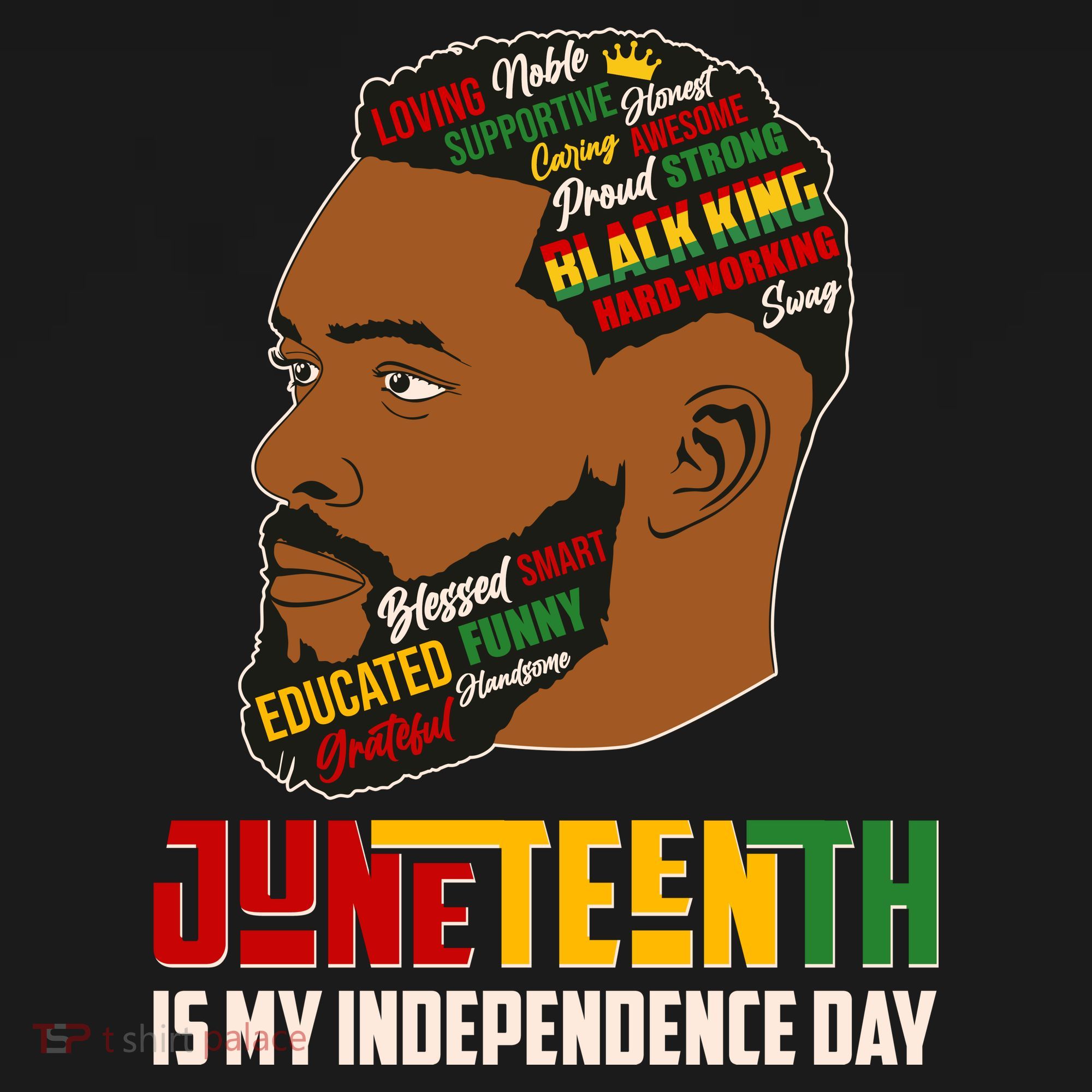 Father's Day Black King Juneteenth Is My Independence Day Tank Top