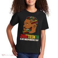 Father's Day Black King Juneteenth Is My Independence Day Kids T-Shirt thumb 2
