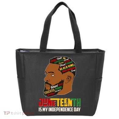 Father's Day Black King Juneteenth Is My Independence Day Tote Bag
