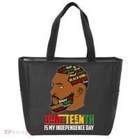 Father's Day Black King Juneteenth Is My Independence Day Tote Bag thumb 0
