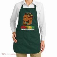 Father's Day Black King Juneteenth Is My Independence Day Apron thumb 2