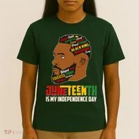 Father's Day Black King Juneteenth Is My Independence Day T-Shirt thumb 4