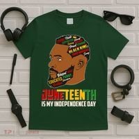 Father's Day Black King Juneteenth Is My Independence Day T-Shirt thumb 5