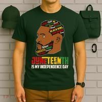 Father's Day Black King Juneteenth Is My Independence Day T-Shirt thumb 6