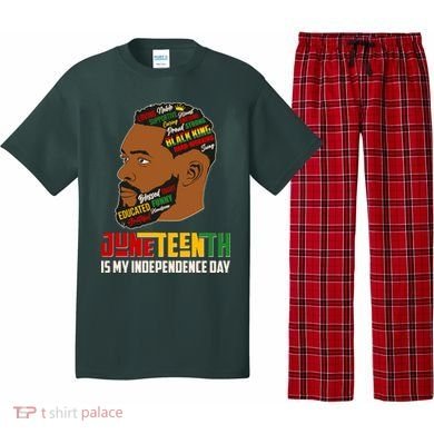 Father's Day Black King Juneteenth Is My Independence Day Pajama Set