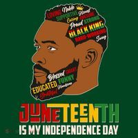 Father's Day Black King Juneteenth Is My Independence Day Women's T-Shirt thumb 6