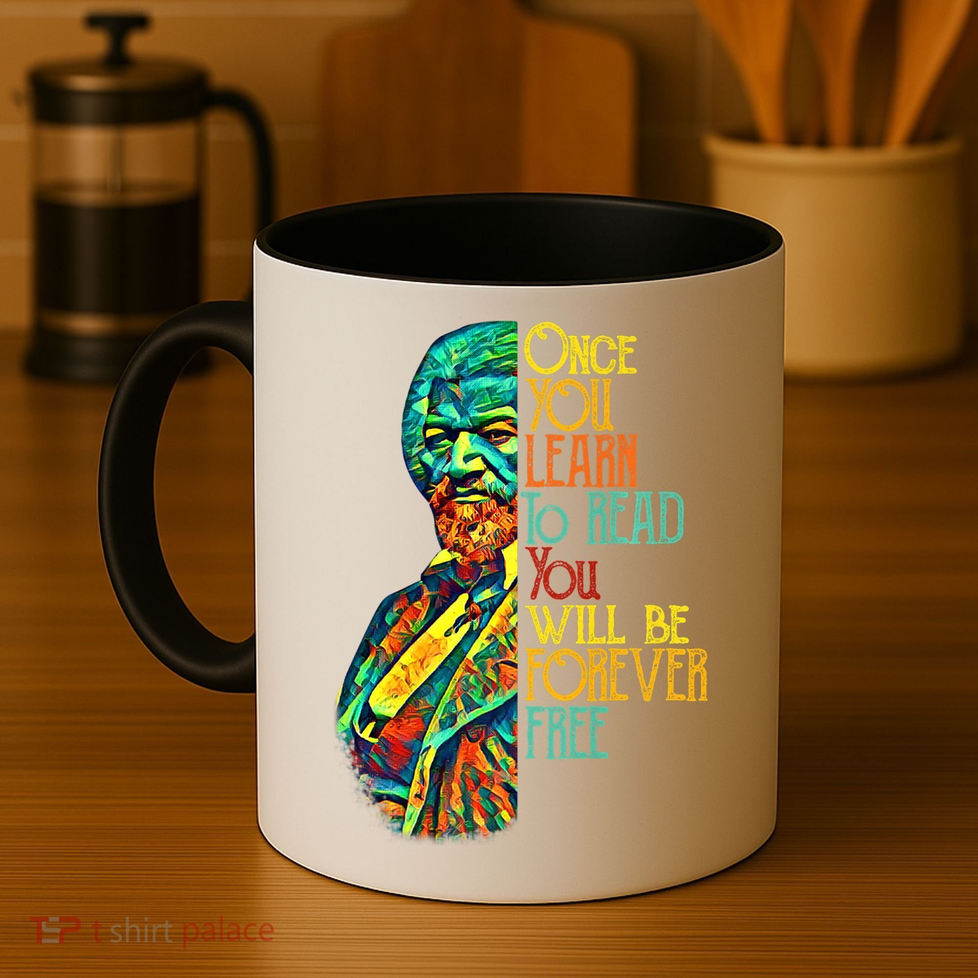 Frederick Douglass Black Leader Quote Black History Month Coffee Mug