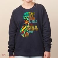 Frederick Douglass Black Leader Quote Black History Month Women's Sweatshirt thumb 0