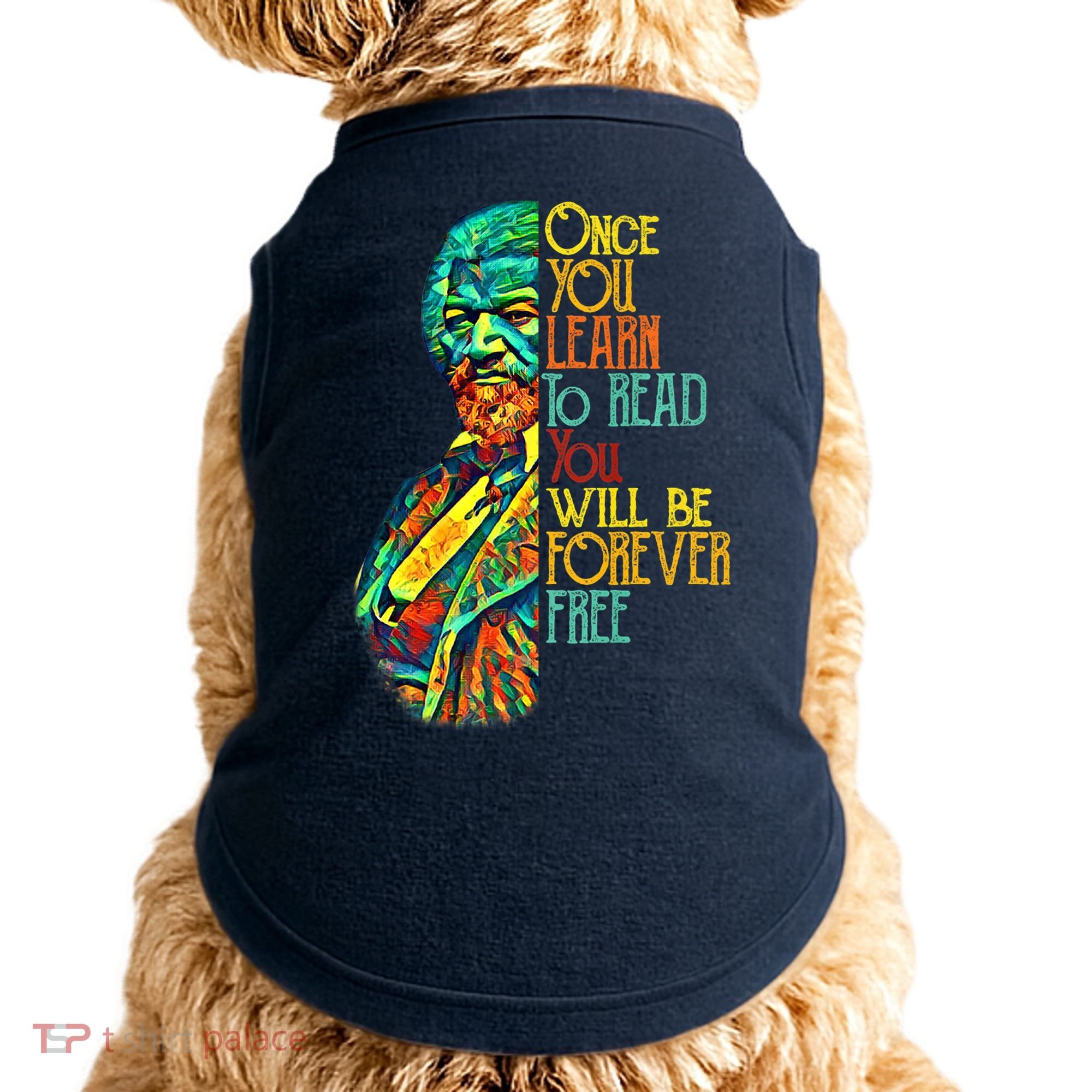 Frederick Douglass Black Leader Quote Black History Month Doggie Tank