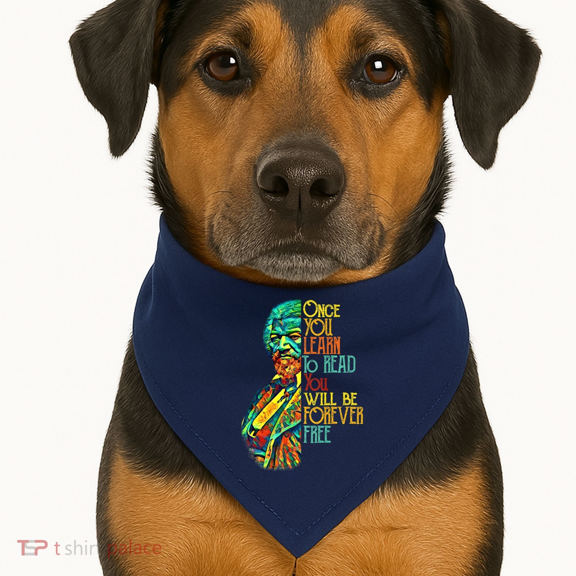 Frederick Douglass Black Leader Quote Black History Month USA-Made Doggie Bandana