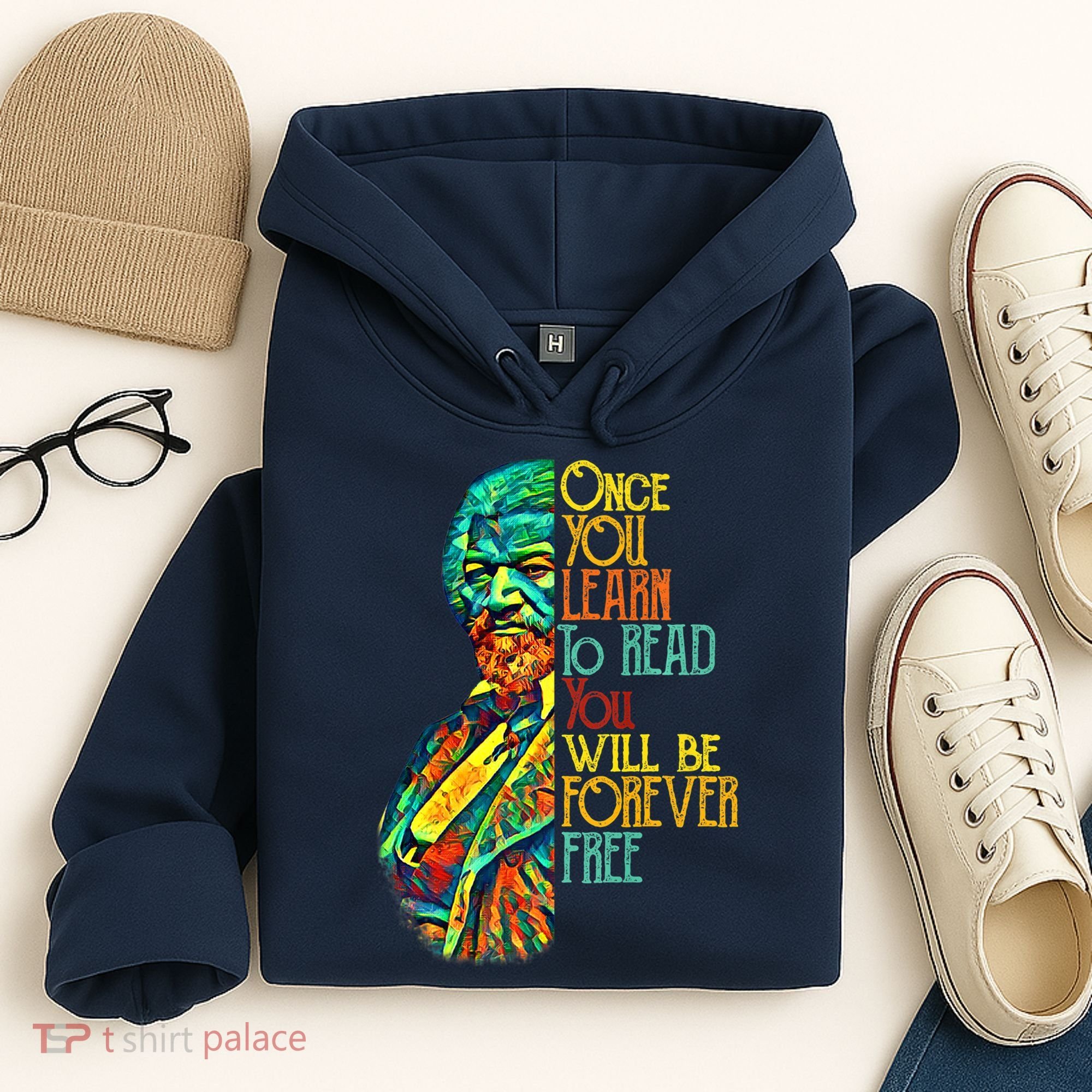 Frederick Douglass Black Leader Quote Black History Month Hoodie