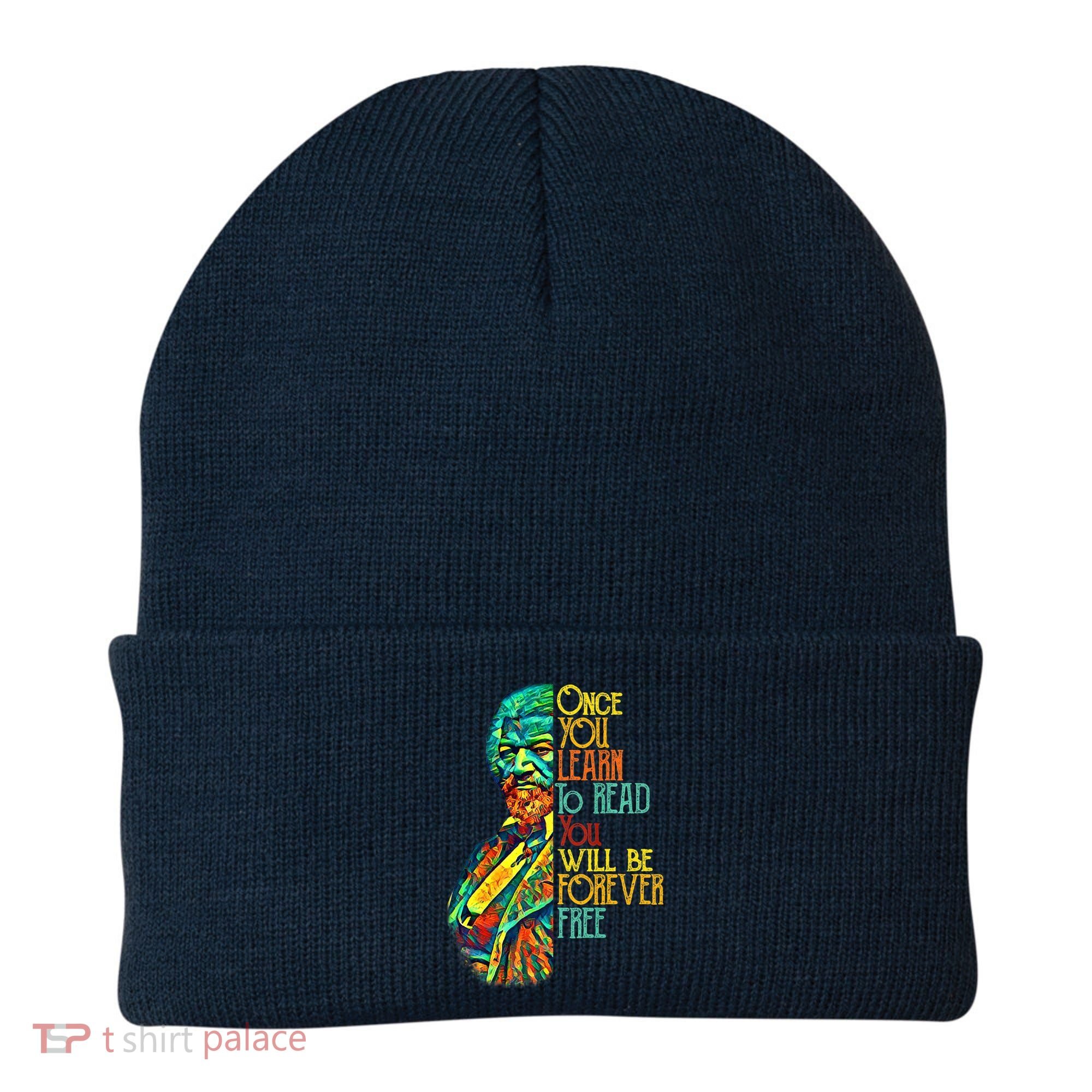 Frederick Douglass Black Leader Quote Black History Month Beanie