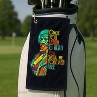 Frederick Douglass Black Leader Quote Black History Month Golf Towel thumb 2