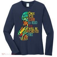 Frederick Douglass Black Leader Quote Black History Month Women's Long Sleeve Shirt thumb 0