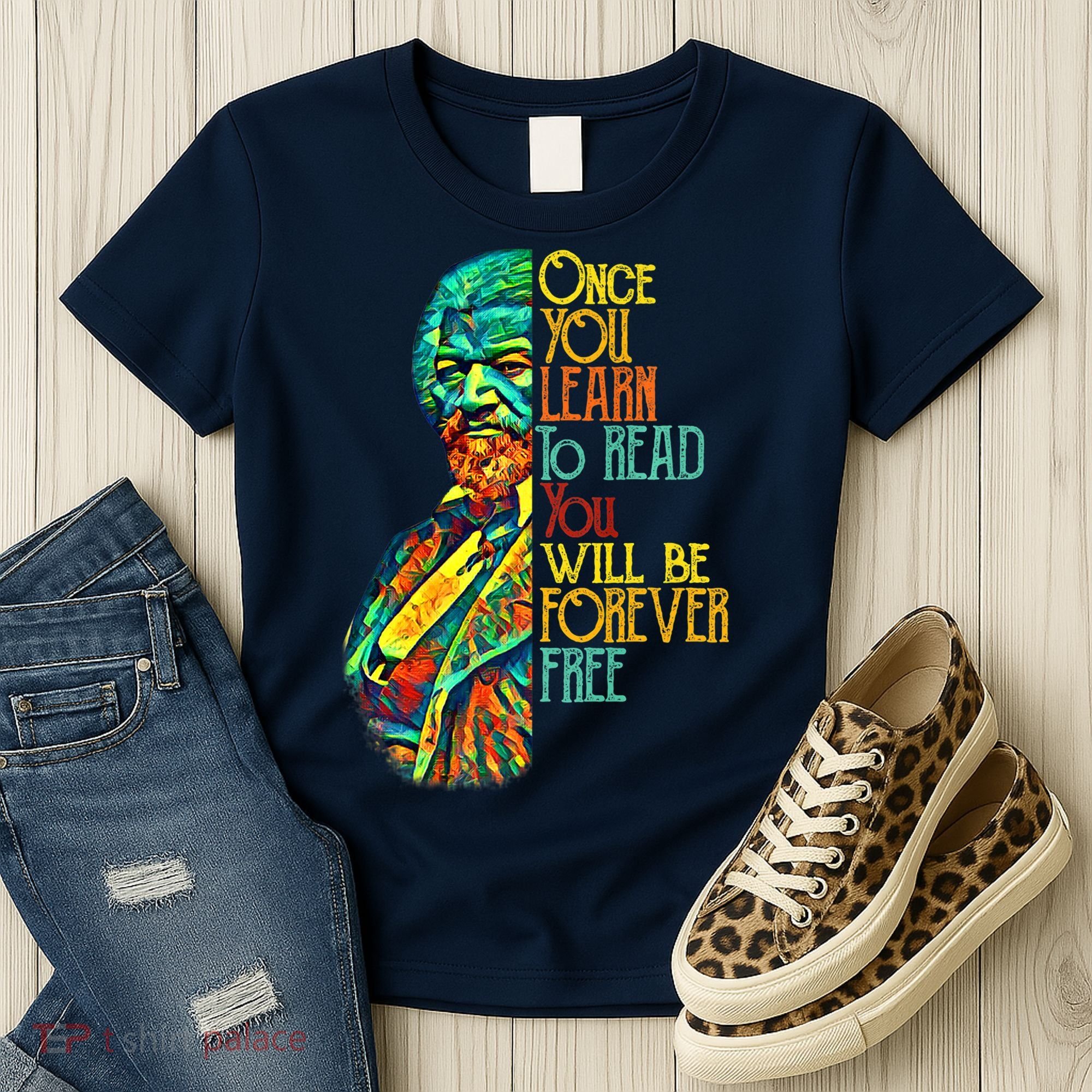Frederick Douglass Black Leader Quote Black History Month Women's T-Shirt