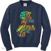 Frederick Douglass Black Leader Quote Black History Month Kids Sweatshirt thumb 0