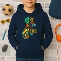 Frederick Douglass Black Leader Quote Black History Month Kids Hoodie thumb 2