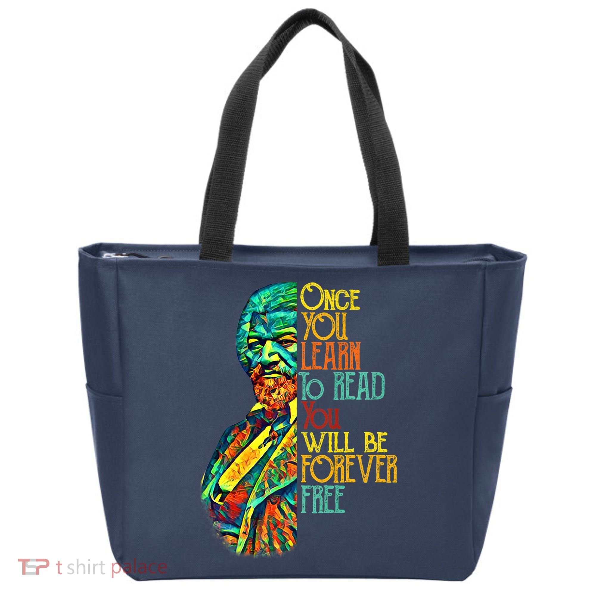 Frederick Douglass Black Leader Quote Black History Month Tote Bag