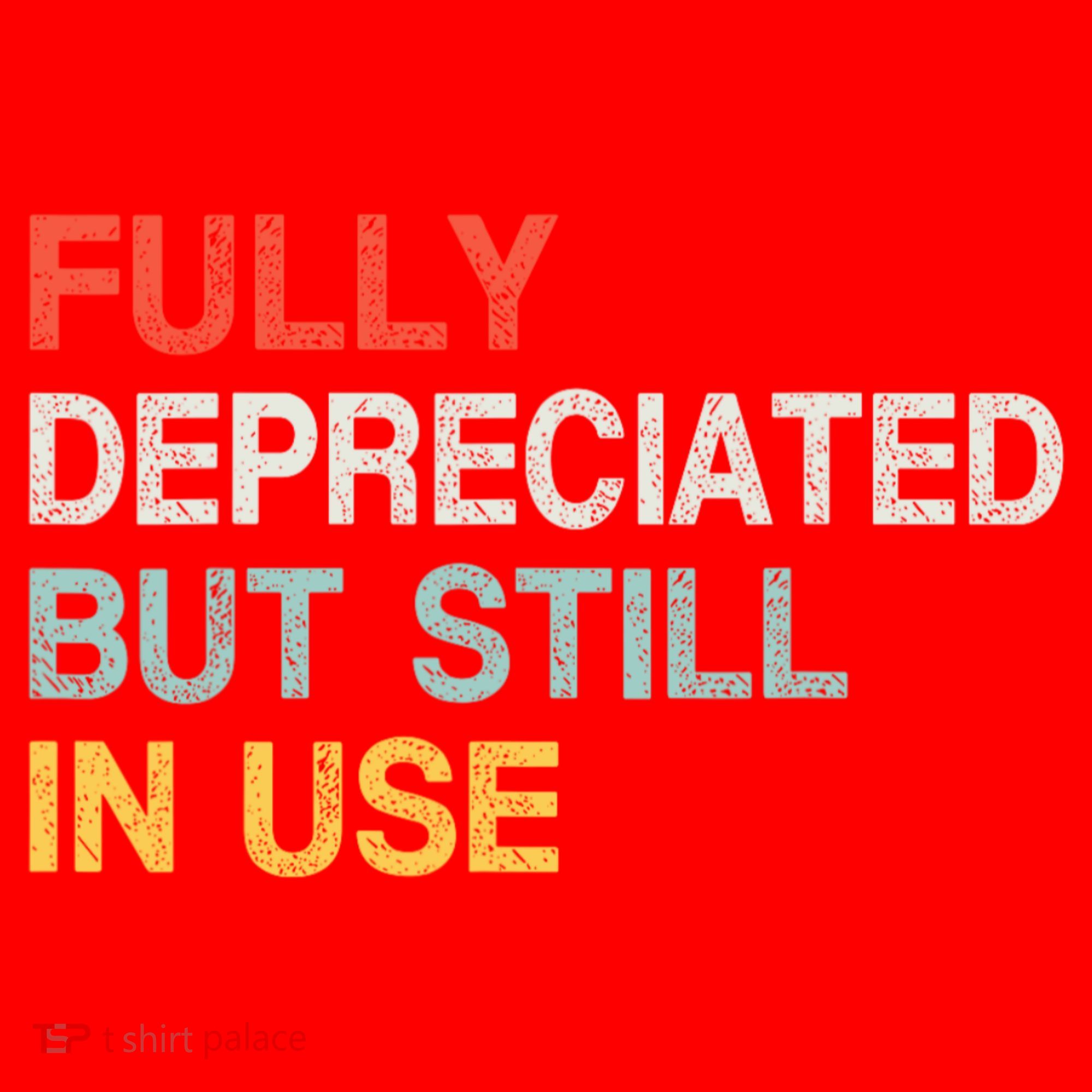 Fully Depreciated But Still In Use Funny Accounting Quote Santa Hat